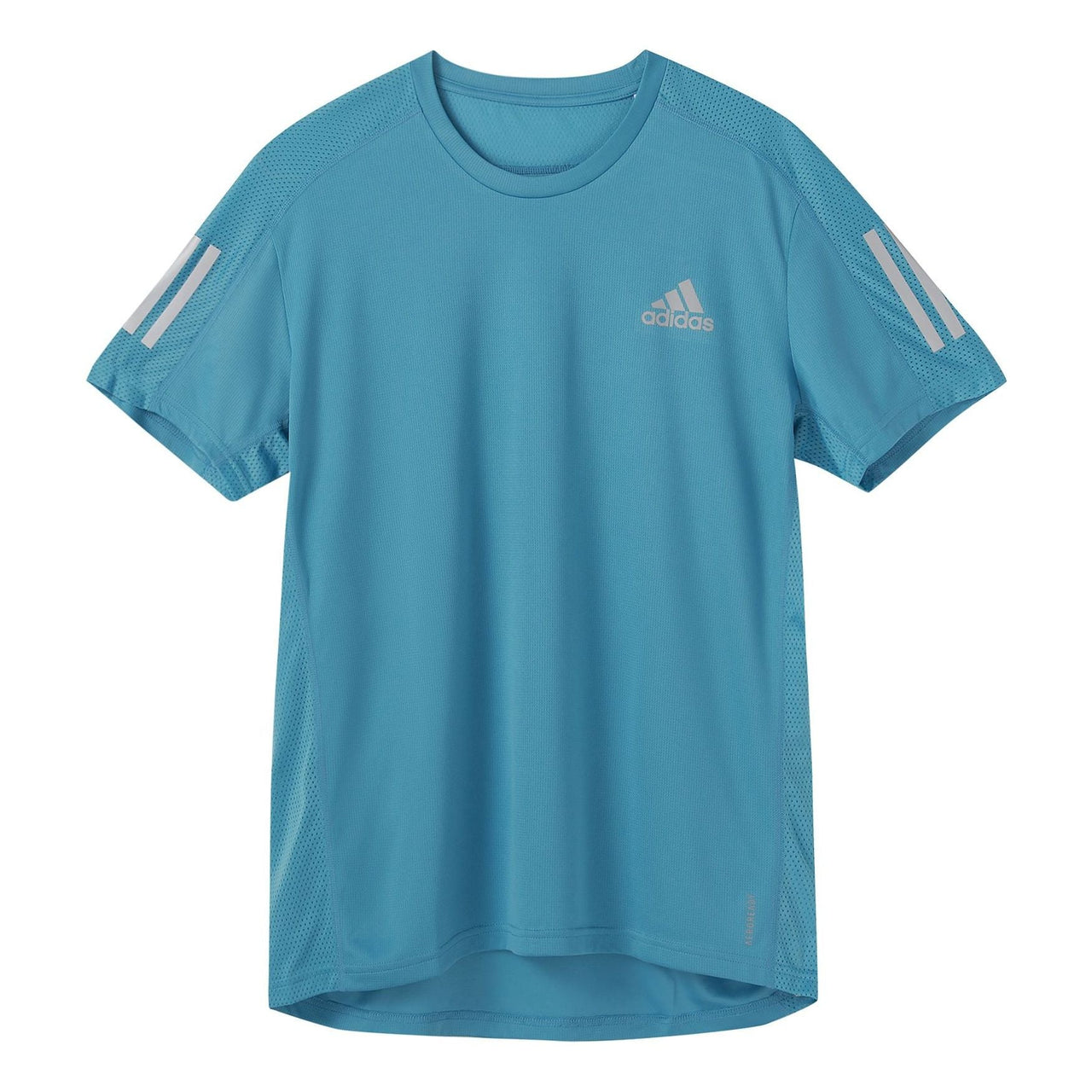 adidas Own the Run Tee Sports Training Quick Dry Short Sleeve Blue GJ9966