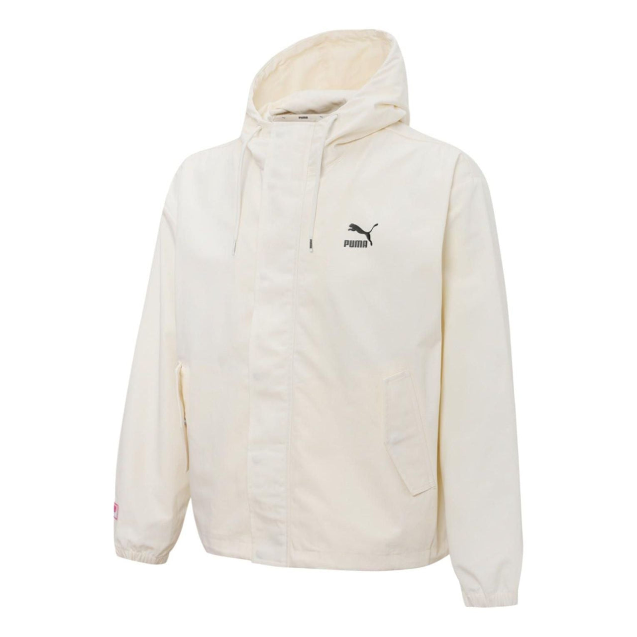 PUMA Windbreaker Hoodied Jacket 'White' 537523-65