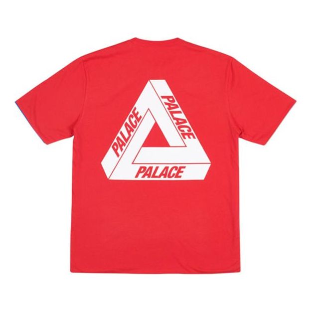 PALACE Reverso Og Large Triangle Double Sided Short Sleeve Unisex Red P14ES062