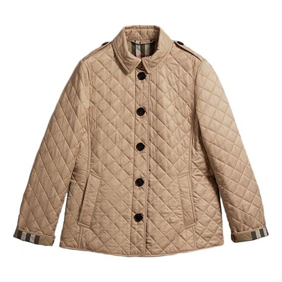 Burberry single breasted Jacket Khaki 80213621