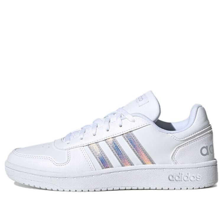 (WMNS) adidas Hoops 2.0 'White Silver' FW3535