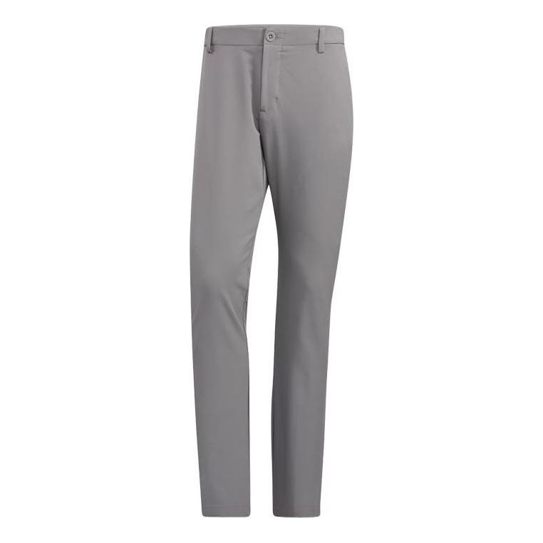adidas Solid Color  Golf Straight Sports Pants Men's Grey HG1755