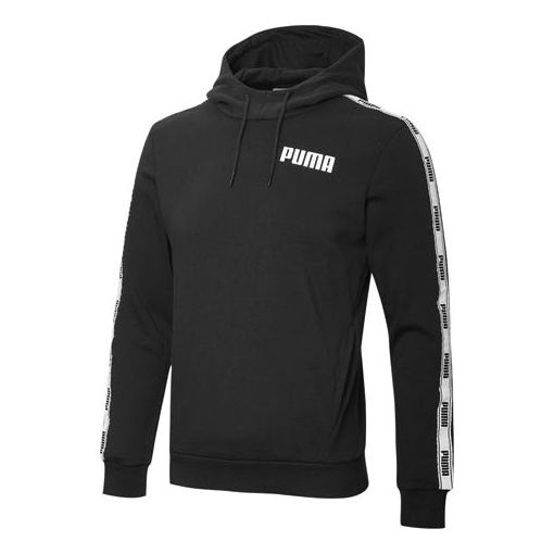 PUMA Tape Hoodie 'Black White' 845640-01