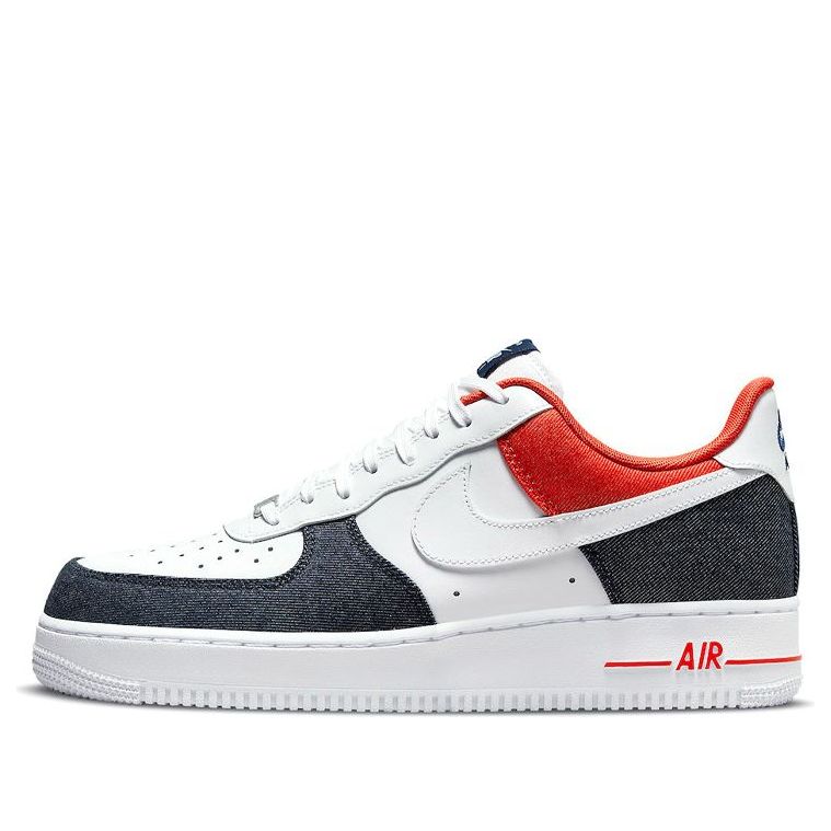 Nike Air Force 1 '07 LX 'White Red Denim' DJ5174-100