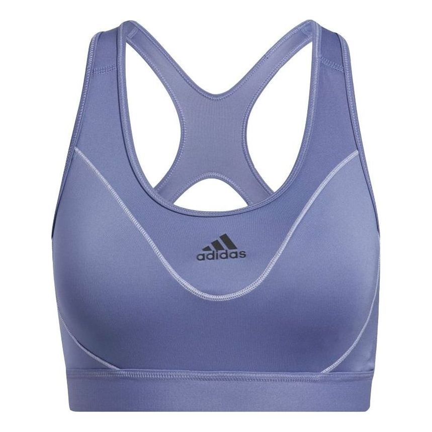 (WMNS) adidas Believe This Medium-Support Reflective Bra 'Purple' GR8251