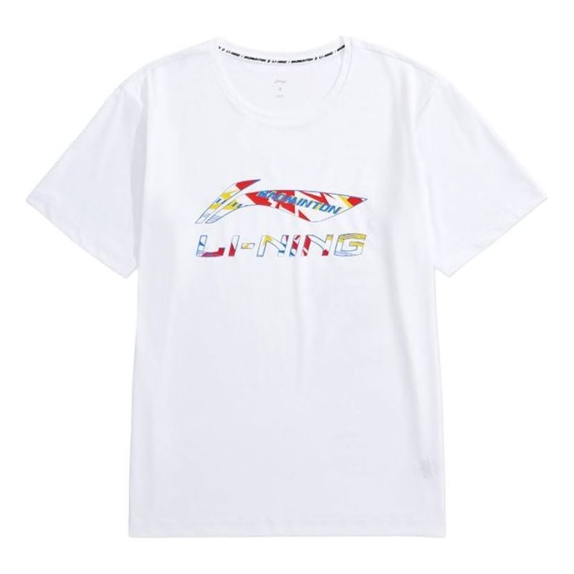 Li-Ning Classic Logo T-shirt 'White' ATSU833-2