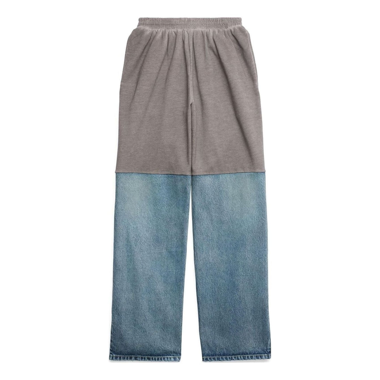 Balenciaga Patched Sweatpant 'Grey Indigo' 745264TNW014012