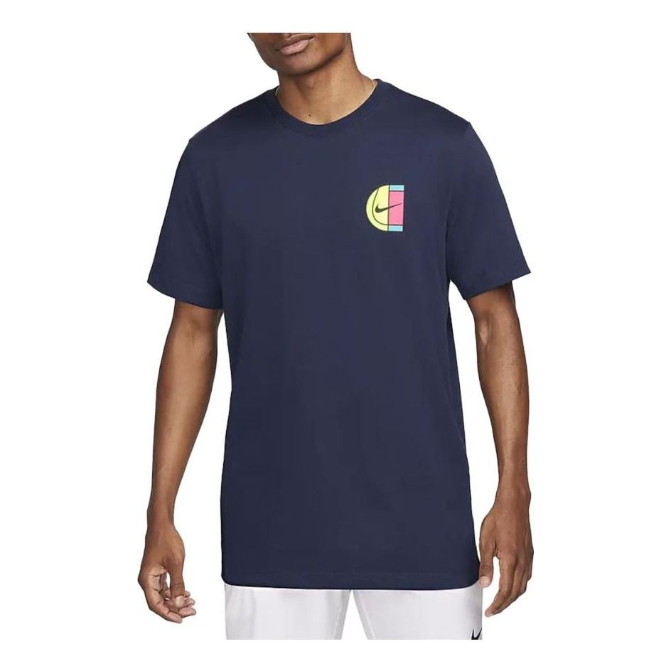 Nike Court Tennis T-Shirt 'Navy' FN0788-451