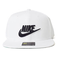 Nike Futura Pro Snapback Cap Athleisure Casual Sports White 891284-100