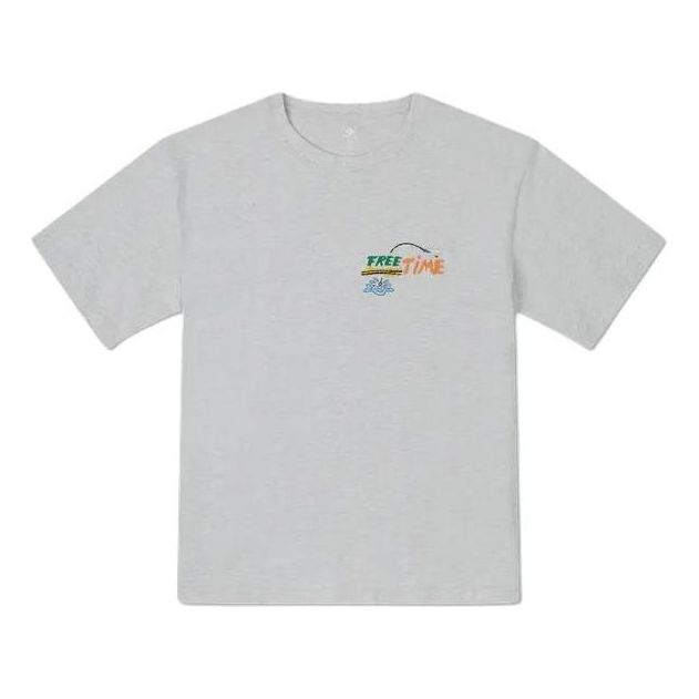 Converse Summer Fishing T-Shirt 'Grey' 10027222-A02