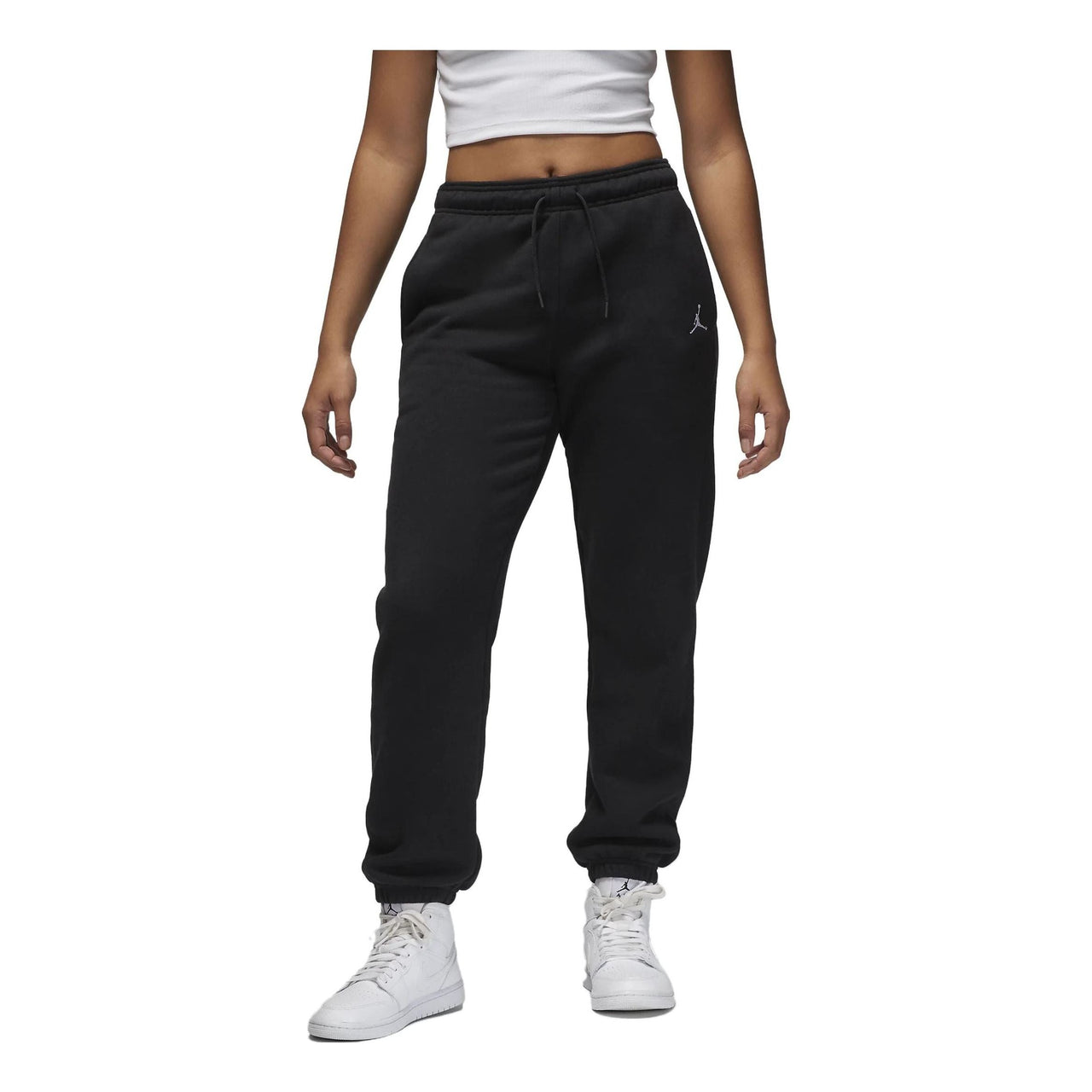 (WMNS) Air Jordan Brooklyn Fleece 'Black' FN4495-010