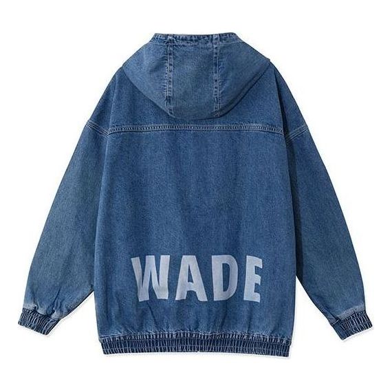 Li-Ning Way Of Wade Loose Fit Denim Hooded Jacket 'Denim Blue' AJDR241-4