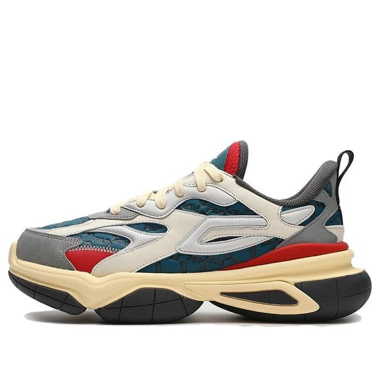 FILA NUCLEO ICONA Chunky Sneakers 'White Grey Teal' F12M343103FDU