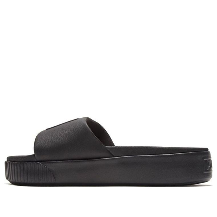 (WMNS) PUMA Platform Slide Black 366121-10