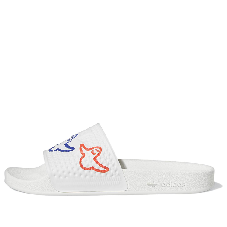 adidas Shmoofoil Slides 'Cloud White Red Pulse Mint' HQ2034