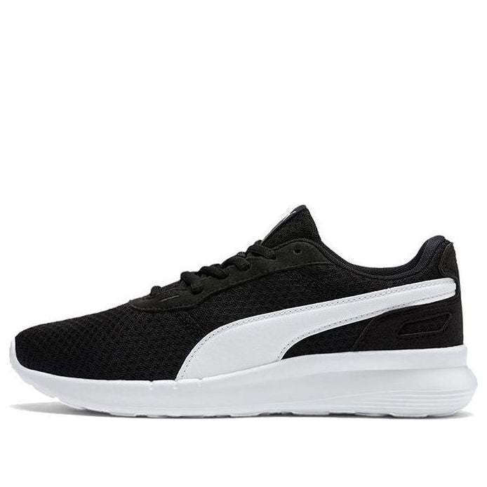 (GS) PUMA St Activate Low Top Running Shoes Black/White 369069-01