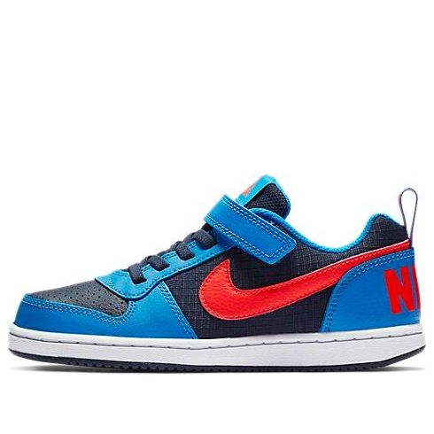 (PS) Nike Court Borough Low 'Navy Blue Red' 870025-404