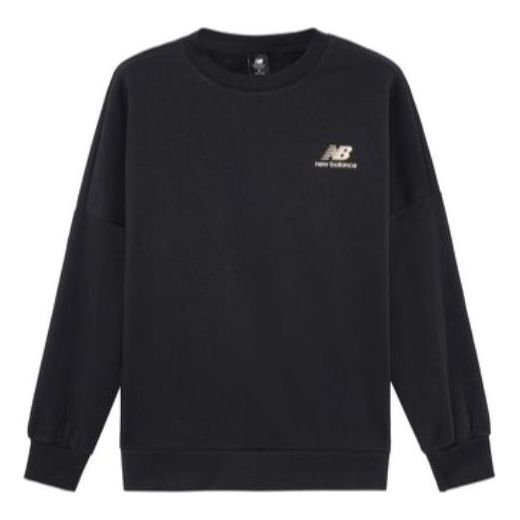 New Balance Sport Logo Print Sweatshirt 'Black' AMT23349-BK