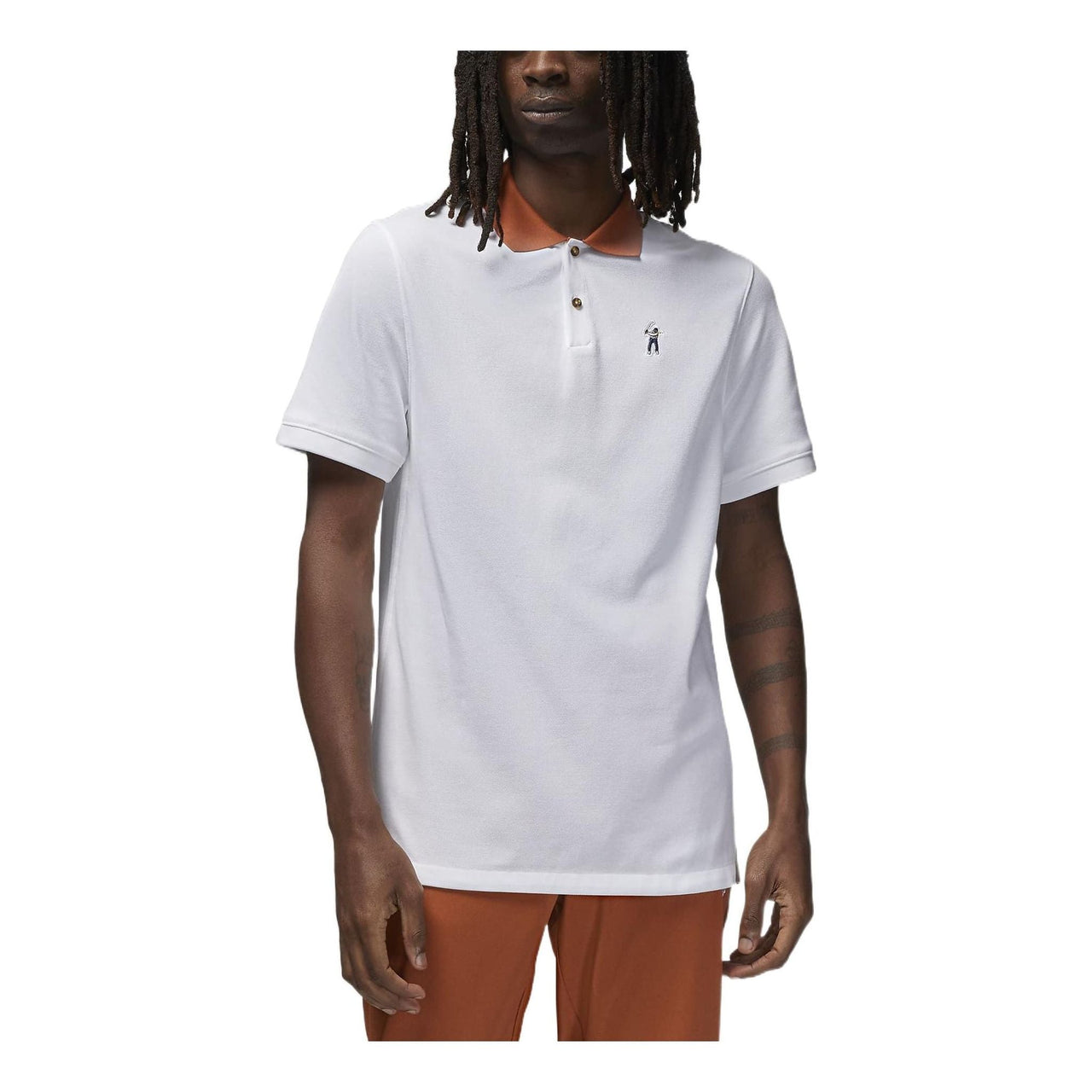 Air Jordan x Eastside Golf Polo Shirt 'White Burnt Sunrise Midnight Navy' DV1892-100