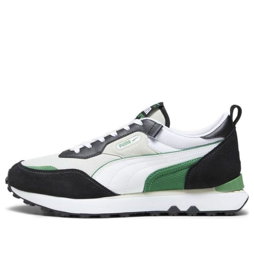 PUMA Future Rider FV Vintage Track Shoes 'White Black Green' 387672-34