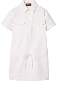 (WMNS) Gucci GG Jacquard Denim Dress 'White' 788736-XDC0S-9692