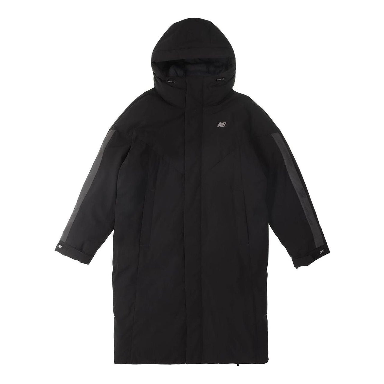 New Balance Street Style Long Down Jacket 'Black' NQ94R041-BK