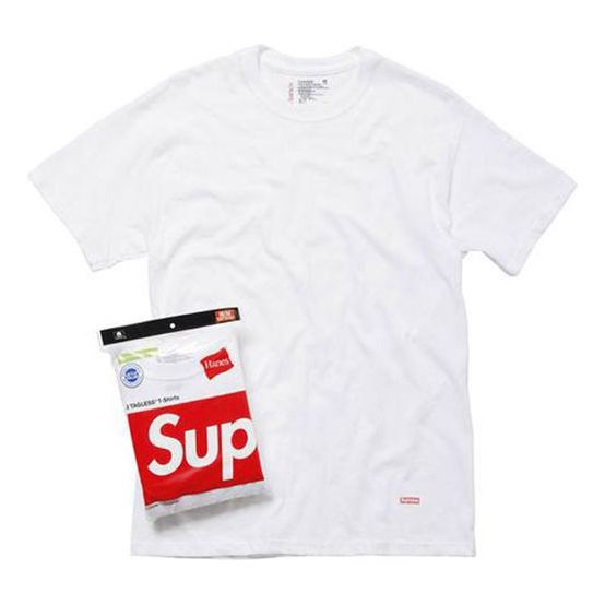 Supreme x Hanes Tagless Tees (3 Pack) 'White' SUP-FW19-036