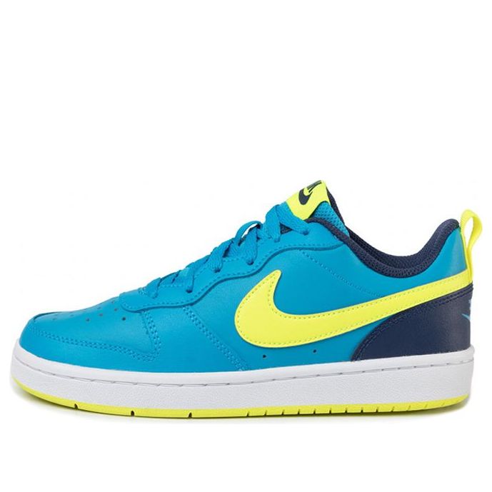 (GS) Nike Court Borough Low 2 'Laser Blue Lemon Venom' BQ5448-400