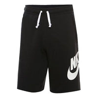 Nike Logo Printing Running Sports Short Pant Male Black AR2375-010