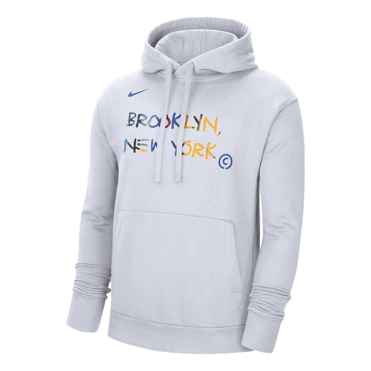 Nike x NBA Brooklyn Nets 22-23 City Edition Hoodie 'Grey' DN8652-100