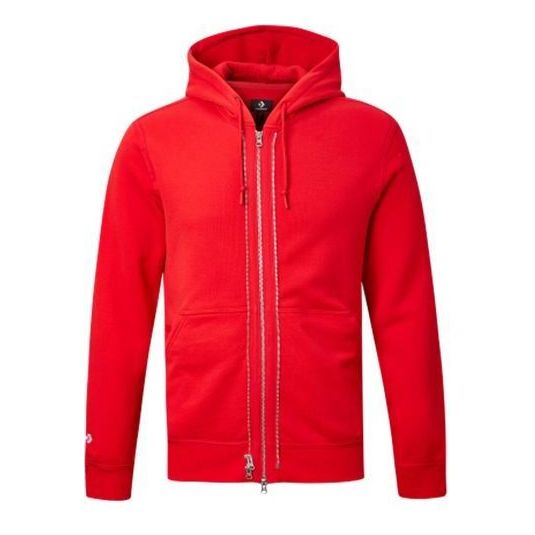 Converse Full Zip Hoodie 'Red' 10019463-610
