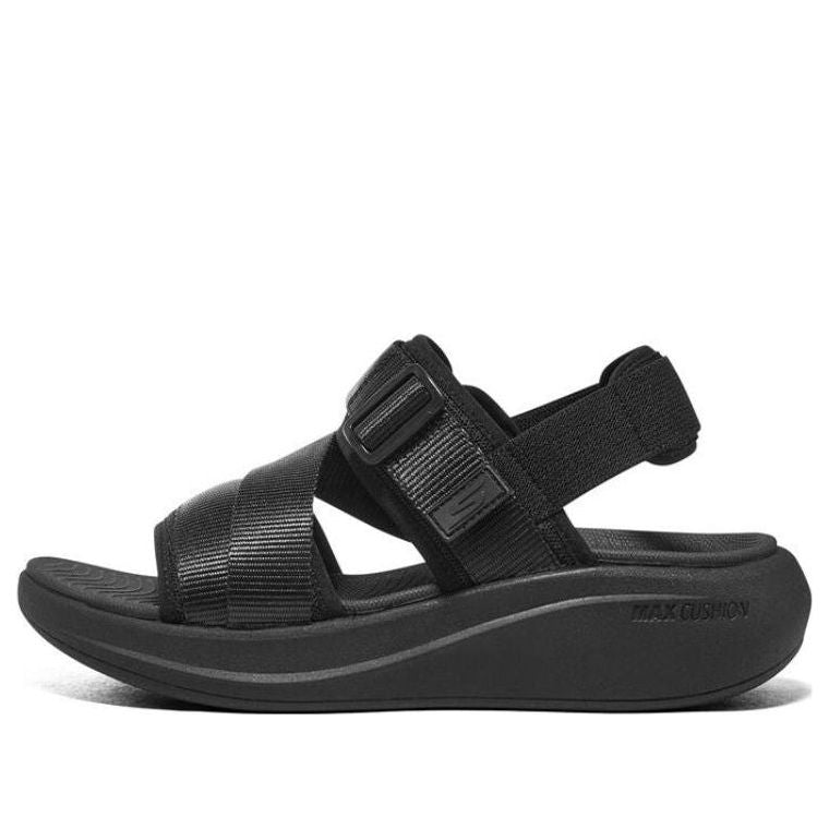 (WMNS) Skechers Max Cushioning Essential Sandal 'Black' 141603-BBK