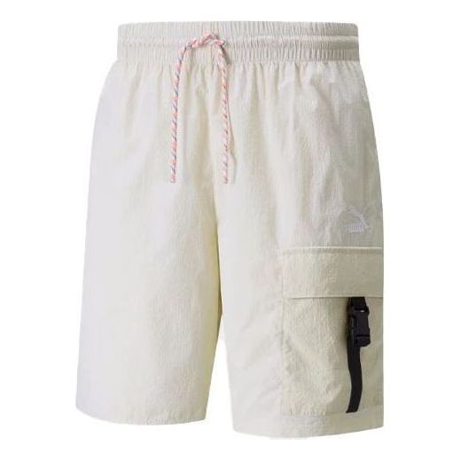 PUMA Hill Camp Cargo Shorts 'White' 535407-65