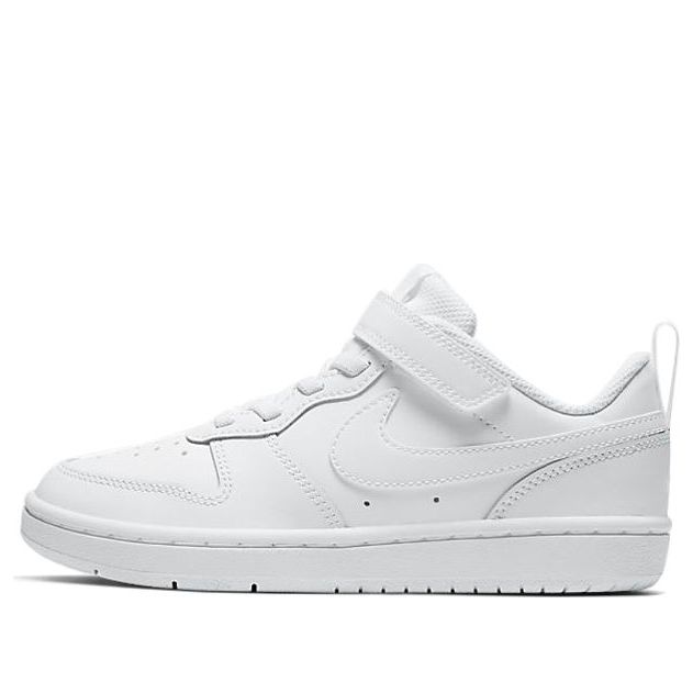 (PS) Nike Court Borough Low 2 'Triple White' BQ5451-100