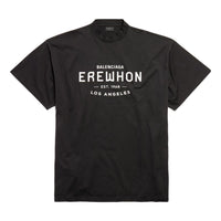 (WMNS) Balenciaga x Erewhon Los Angeles T-Shirt 'Black' 787349TQVG31569