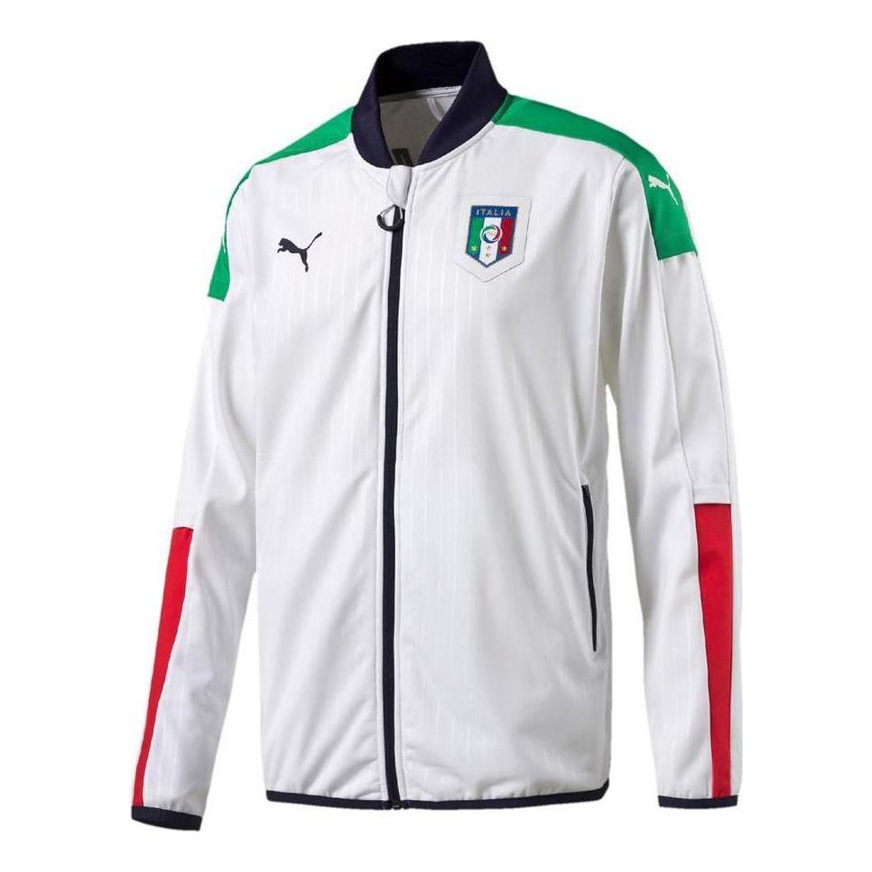 PUMA Football Fan Italy FIGC Italia Stadium Jacket 748849-03