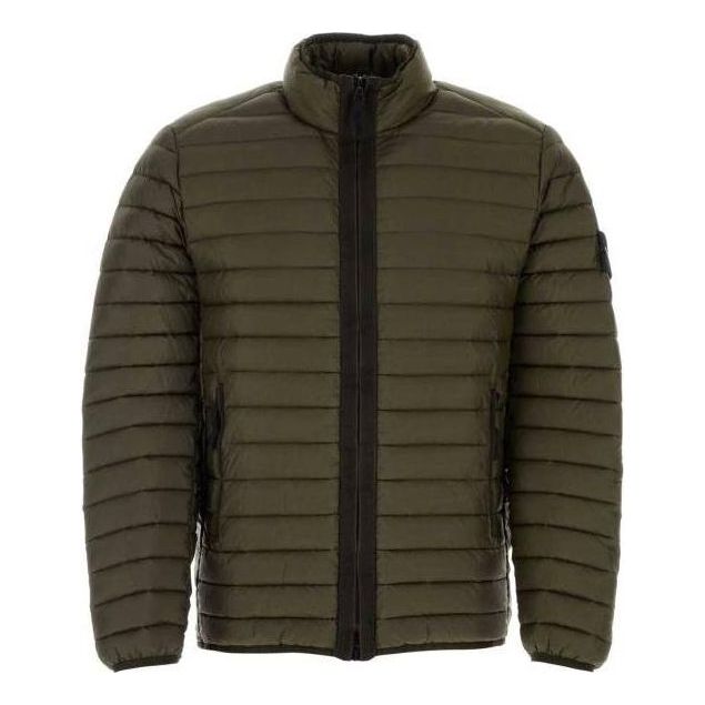 STONE ISLAND Woven Chambers R Nylon Down Jacket 'Olive Green' 791542324-V0058