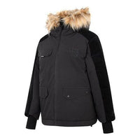 (WMNS) New Balance Winter Windproof Coat 'Black Brown' AWJ24306-BK