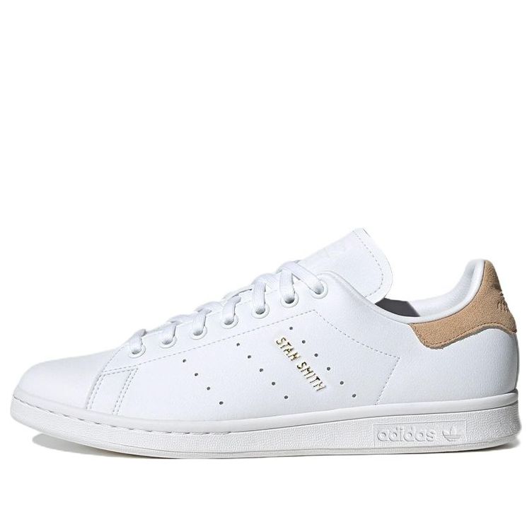 adidas originals Stan Smith Casual Wear-Resistant Skate Shoes White Unisex 'White Light Brown' HP2497
