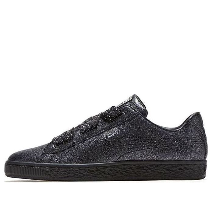 PUMA BASKET HEART HOLIDAY GLAMOUR JR 'Black' 367630-02