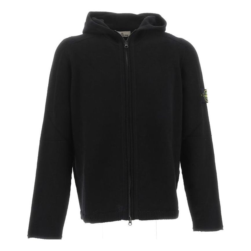 STONE ISLAND Zip Hoodie 'Black' 7915509A3-V0029