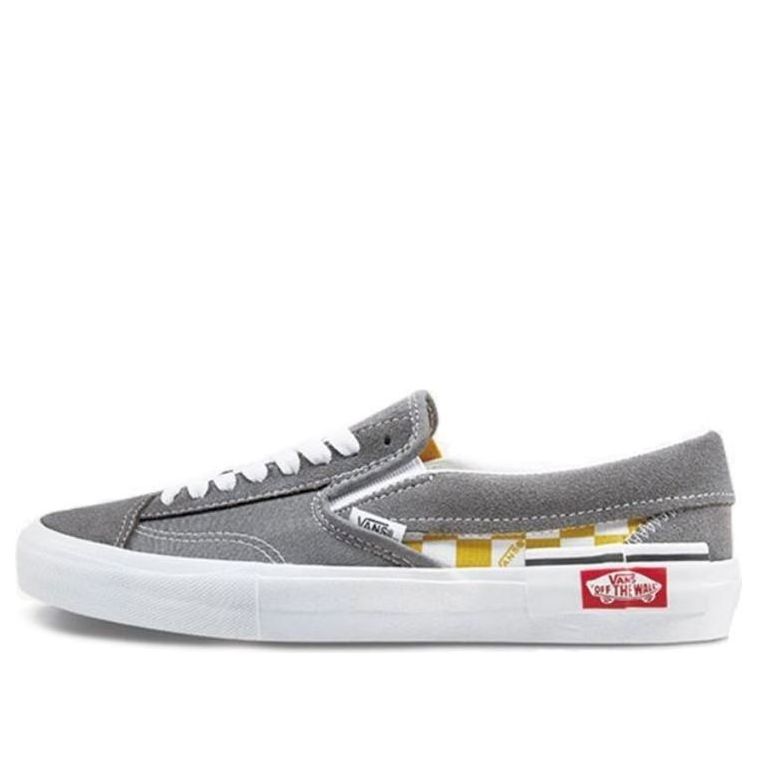 Vans Slip-On CAP 'Checkerboard - Pewter Mango Mojito' VN0A3WM5V0D