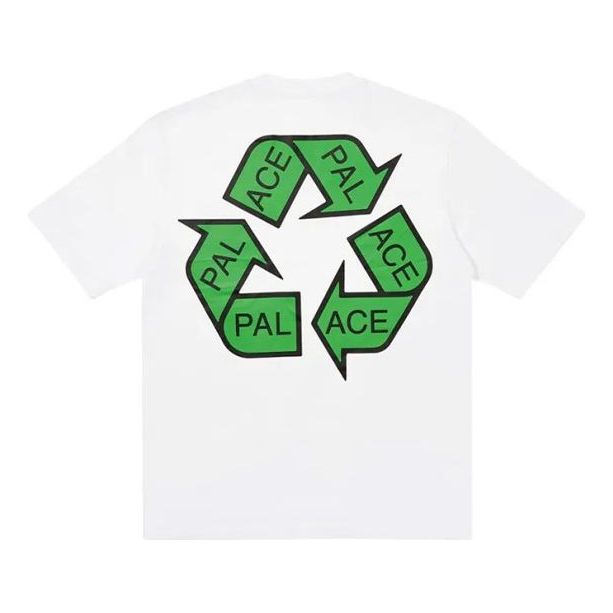 PALACE P Cycle TShirt Triangle Back Logo Short Sleeve Unisex White P2TD051
