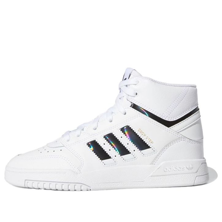 (GS) adidas originals Drop Step 'White Black' EF7157