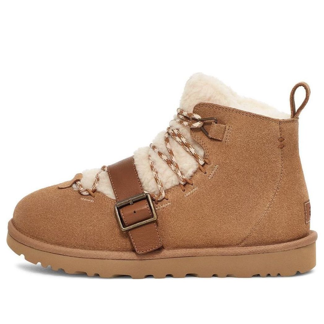 (WMNS) UGG Dune Mini Shearling Boot 'Chestnut' 1153510-CHE