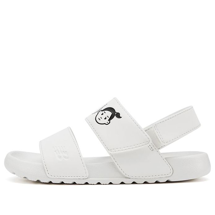 (PS) New Balance Noritake x NCLAY Crossover Velcro Sports Sandals 'White Black' YTNCLAYN