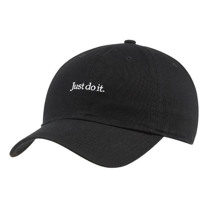 Nike Just Do It Logo Cap 'Black White' CQ9512-010