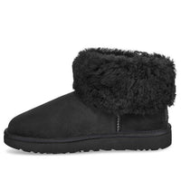(WMNS) UGG Classic Mini Fluff Fleece Lined Black 1106757-BLK