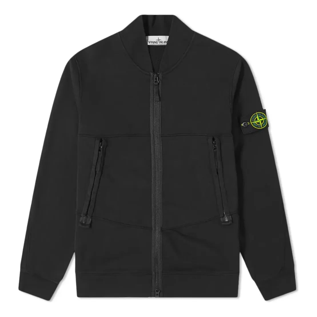 STONE ISLAND Garment Dyed Bomber Jacket 'Black' 741560351-V0029