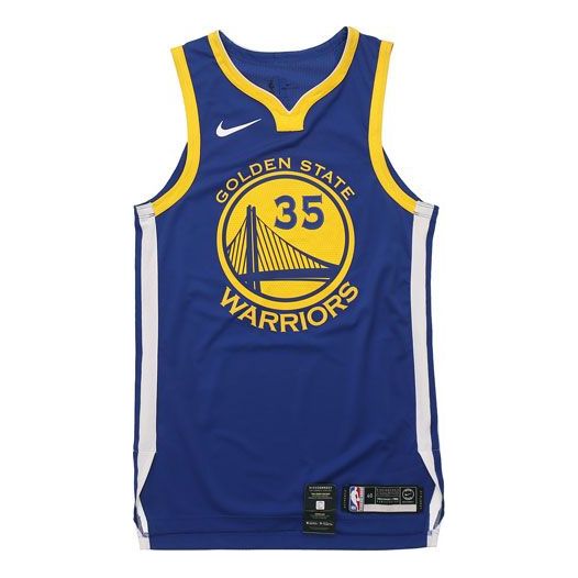 Nike NBA KD Warriors Icon Edition Authentic Jersey Blue AV2643-495
